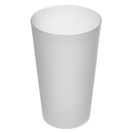 Plastic PP beker Herbruikbaar transparant 330ml (560 stuks)