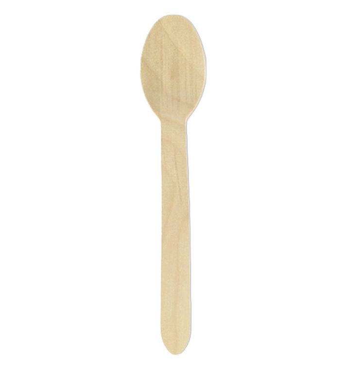 Houten lepel Eco 16cm (100 stuks) Houten lepel Eco 16cm (100 stuks)