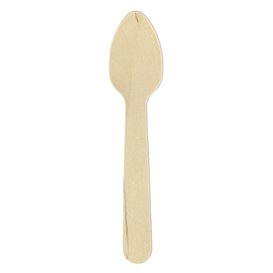 Houten mini lepel Eco 11cm (1.000 stuks)