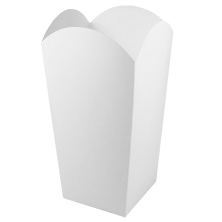 Dozen voor grote witte popcorn 90gr 7,8x10,5x18cm (350 stuks)