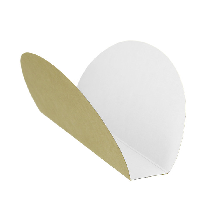 Papieren Container Tacos 13,5x2,5x6cm (1000 stuks) Papieren Container Tacos 13,5x2,5x6cm (1000 stuks)
