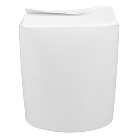 Papieren Take-Out Container 100% ECO Wit 16Oz/480ml (50 stuks)