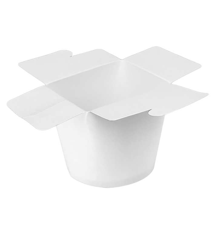 Papieren Take-Out Container 100% ECO Wit 26Oz/780ml (50 stuks)