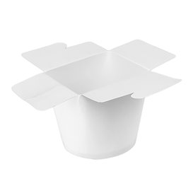 Papieren Take-Out Container 100% ECO Wit 26Oz/780ml (500 stuks)
