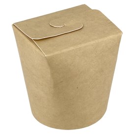 Papieren Take-Out Container 100% ECO Kraft 16Oz/480ml (50 stuks)