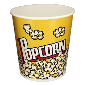 Papieren Popcorn doosje 3900ml 18,1x14,2x19,4cm (25 stuks) 