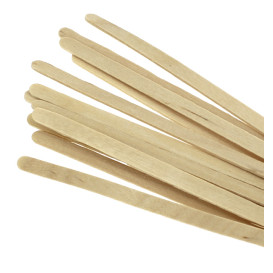 Houten koffie roerstaafje verpakt 14cm (500 stuks) 