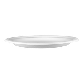 Suikerrietborden wit Ø22,5cm (800 stuks) 