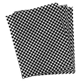 Graspapier inpakvellen zwart 28x33cm (1000 stuks) 