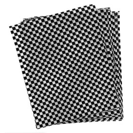 Graspapier inpakvellen zwart 28x33cm (4000 stuks)