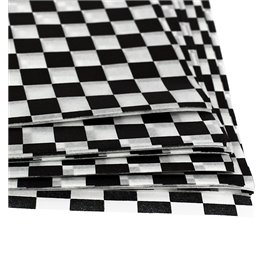 Graspapier inpakvellen zwart 31x31cm (1000 stuks) 