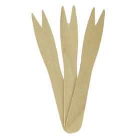 Houten vleespennen Snaks Natural 8,5cm (6.000 stuks)