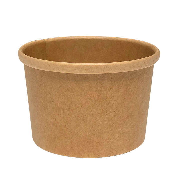 Kraft Kartonnen Pot 8oz/250ml (500 Stuks) Kraft Kartonnen Pot 8oz/250ml (500 Stuks)
