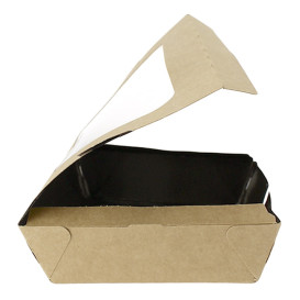 Papieren take-out Container "Premium" 21x13x3,5cm 730ml (300 stuks)