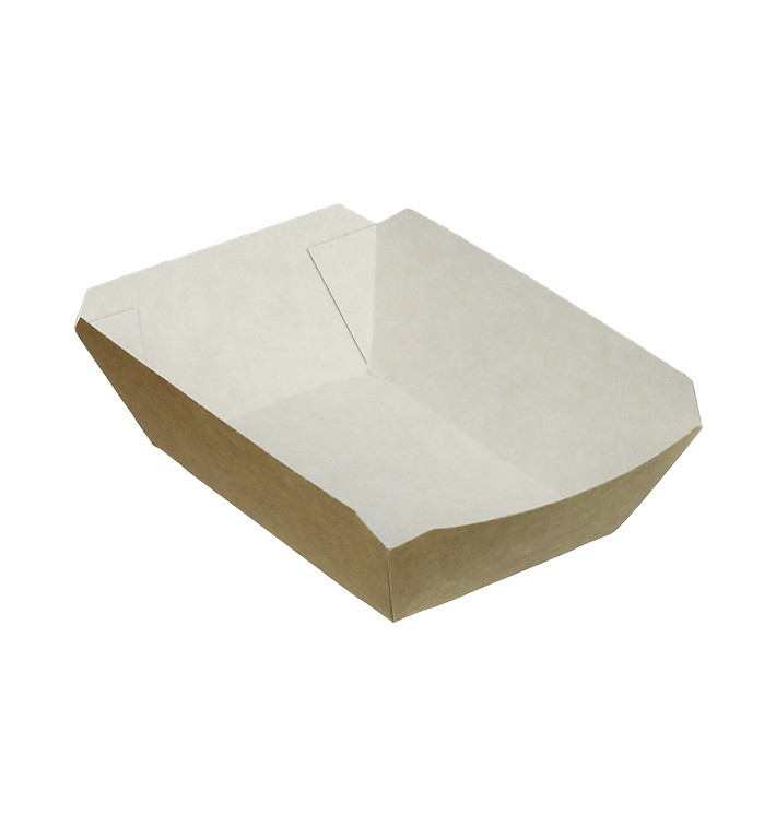 Kartonnen Snackbakjes kraft 250ml 9,6x6,5x4,2cm (25 stuks) Kartonnen Snackbakjes kraft 250ml 9,6x6,5x4,2cm (25 stuks)