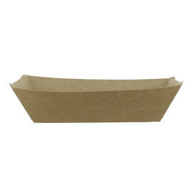 Kartonnen Snackbakjes kraft 780ml 15,5x9x5,5cm (25 stuks) 