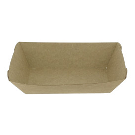 Kartonnen Snackbakjes kraft 780ml 15,5x9x5,5cm (25 stuks) 