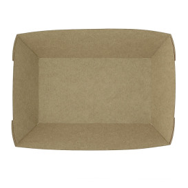 Kartonnen Snackbakjes kraft 780ml 15,5x9x5,5cm (450 stuks)