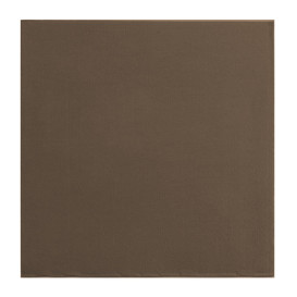 Papieren servet bruin 25x2cm (50 stuks) 