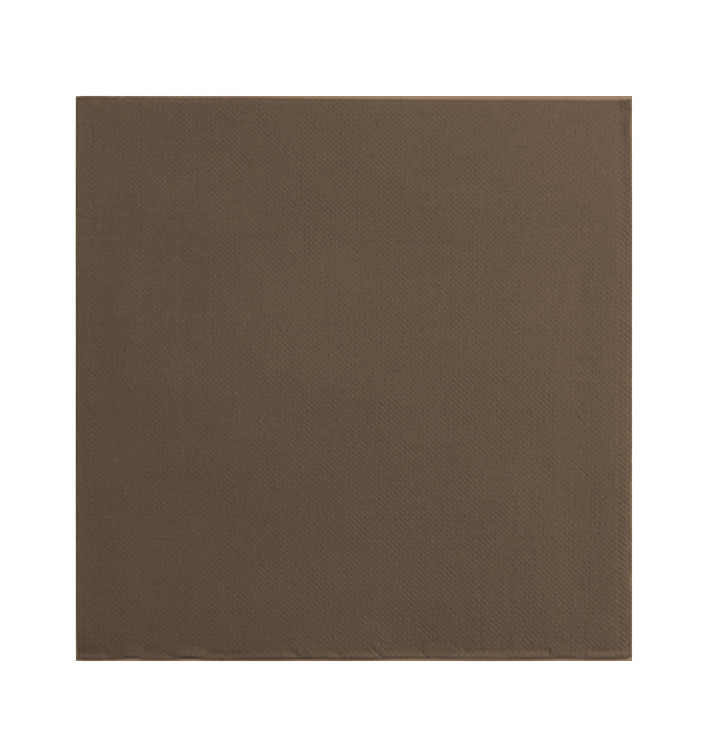 Papieren servet bruin 25x2cm (50 stuks) Papieren servet bruin 25x2cm (50 stuks)