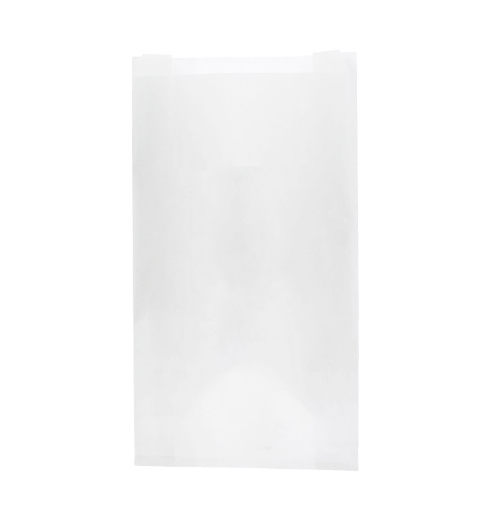 Papieren voedsel zak Vetvrij Burger Design 14+7x24cm (250 stuks) Papieren voedsel zak Vetvrij Burger Design 14+7x24cm (250 stuks)