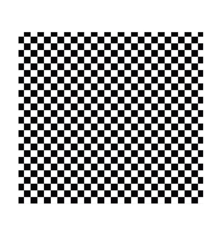 Graspapier inpakvellen “Vichy” zwart 28x31cm (1000 stuks) Graspapier inpakvellen “Vichy” zwart 28x31cm (1000 stuks)
