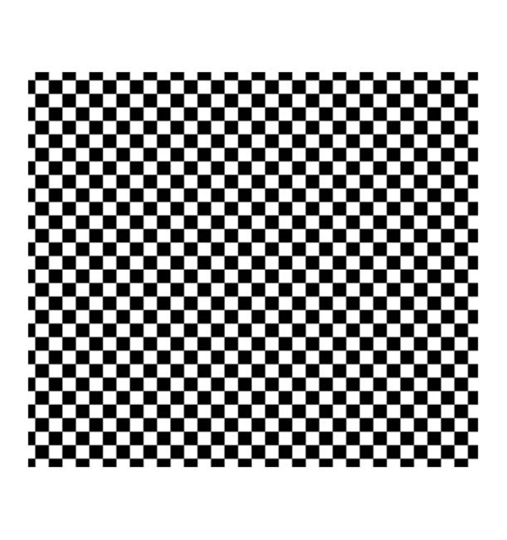 Graspapier inpakvellen “Vichy” zwart 31x35cm (1000 stuks) Graspapier inpakvellen “Vichy” zwart 31x35cm (1000 stuks)