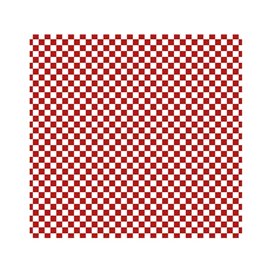 Graspapier inpakvellen “Vichy” rood 20x24,5cm (1000 stuks) 