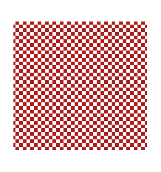 Graspapier inpakvellen “Vichy” rood 20x24,5cm (1000 stuks) 