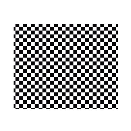 Graspapier inpakvellen “Vichy” zwart 20x24,5cm (1.000 stuks)