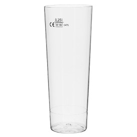 Plastic Collins PS glas "Moon" transparant 300ml (490 stuks)