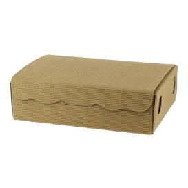 Papier bakkerij doos kraft 20x13x5,5cm 1000g (100 stuks) 