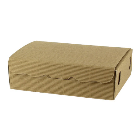 Papier bakkerij doos kraft 20x13x5,5cm 1000g (100 stuks) 