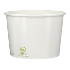 Papieren ijs Container Eco-Vriendelijk 260ml (1.320 stuks)