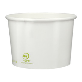 Papieren ijs Container Eco-Vriendelijk 310ml (1200 stuks)