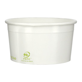 Papieren ijs Container Eco-Vriendelijk 175ml (50 stuks) 