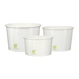 Papieren ijs Container Eco-Vriendelijk 140ml (2100 stuks)