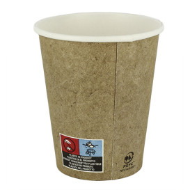 Papieren beker Eco-Vriendelijk-Vriendelijk Kraft 6Oz/180ml Ø7,0cm (100 stuks) 