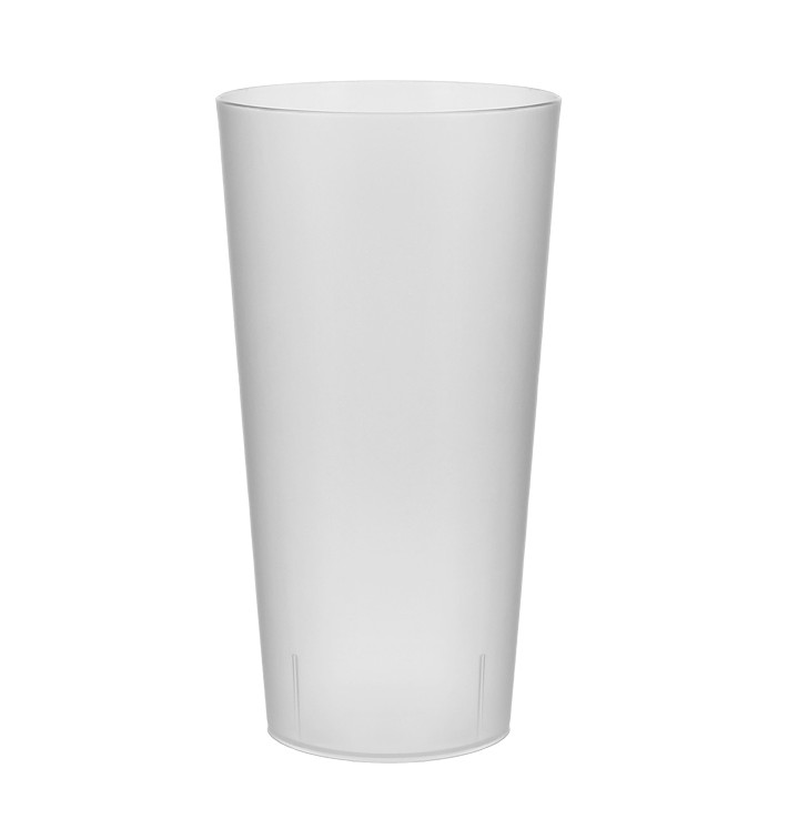Plastic PP beker Herbruikbaar transparant 400ml (14 stuks) Plastic PP beker Herbruikbaar transparant 400ml (14 stuks)