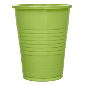 Plastic PS beker limoengroen 200ml Ø7cm (50 stuks) 