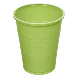 Plastic PS beker limoengroen 200ml Ø7cm (1.500 stuks)