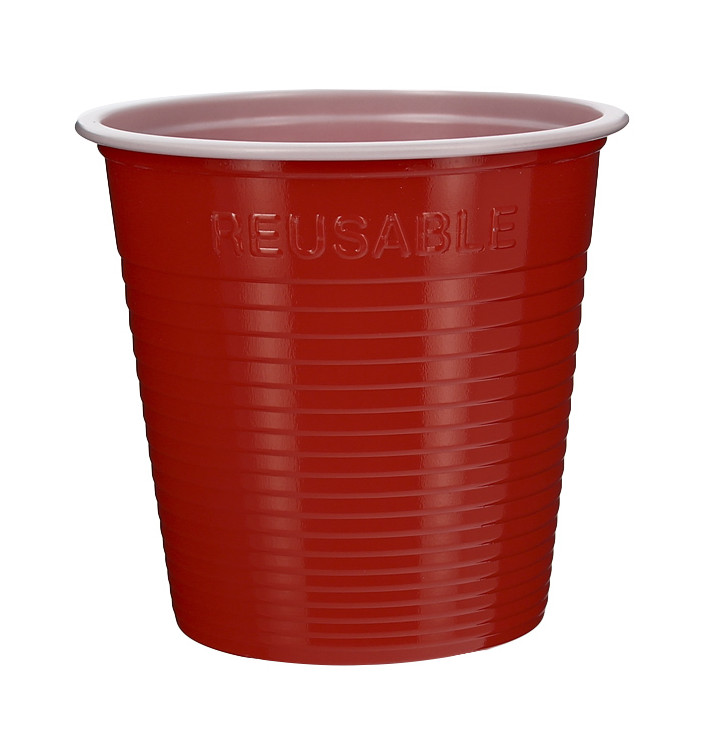 Plastic PS Shotje rood 230 ml (30 stuks) Plastic PS Shotje rood 230 ml (30 stuks)