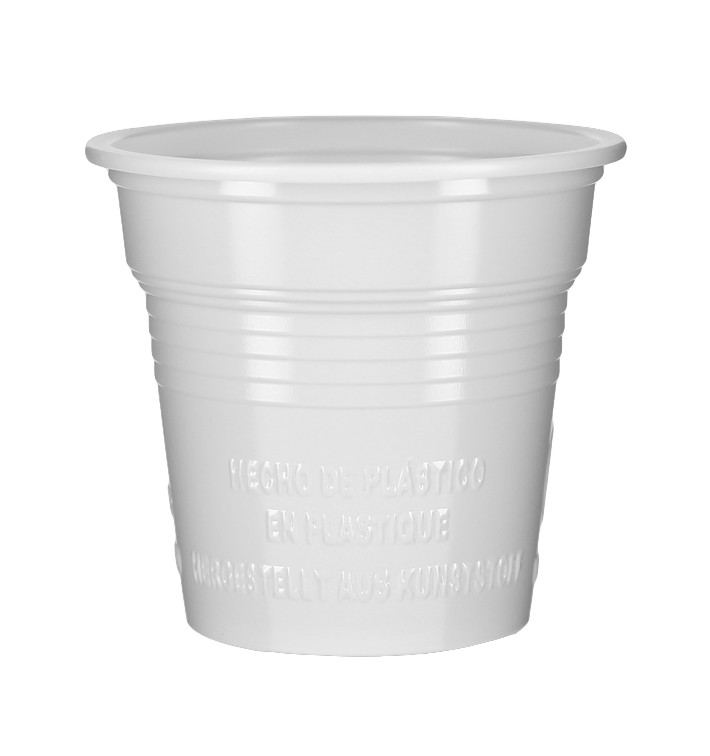 Plastic PS Shotje wit 80ml Ø5,7cm (100 stuks) Plastic PS Shotje wit 80ml Ø5,7cm (100 stuks)