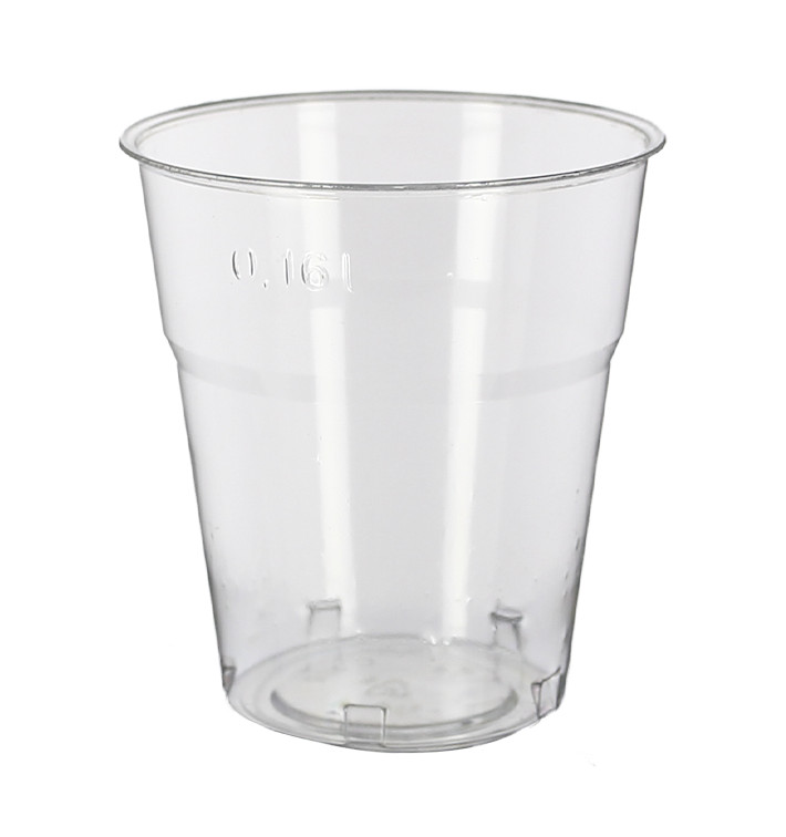 Herbruikbare PS Beker "Diamant" Kristal 200ml Ø7,2cm (25 stuks) Herbruikbare PS Beker "Diamant" Kristal 200ml Ø7,2cm (25 stuks)