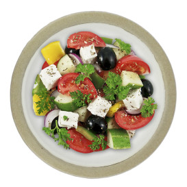 Biologisch afbreekbaar Bagasse Bord Wit Ø22,5cm (10 Stuks)