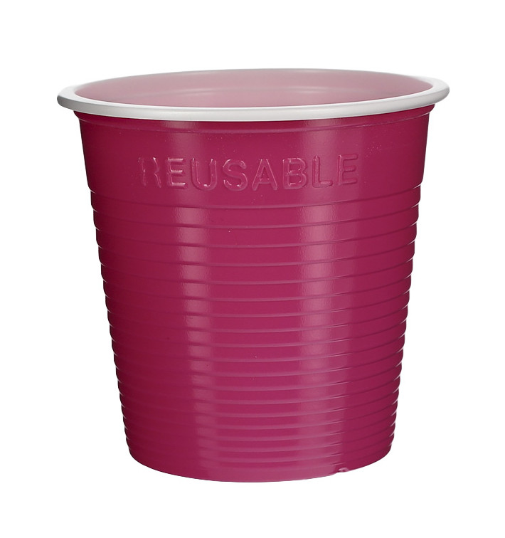 Herbruikbaar PS Shotje twee kleurig Fuchsia 160ml (450 stuks) Herbruikbaar PS Shotje twee kleurig Fuchsia 160ml (450 stuks)
