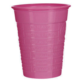 Plastic PS beker fuchsia 200ml Ø7cm (1.500 stuks)