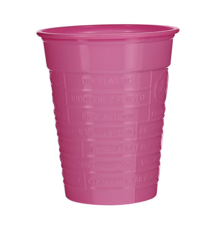 Plastic PS beker fuchsia 200ml Ø7cm (1.500 stuks) Plastic PS beker fuchsia 200ml Ø7cm (1.500 stuks)