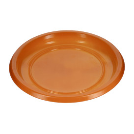 Herbruikbare Bord Economische PS Oranje Ø22cm (25 stuks)