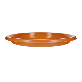 Herbruikbare Bord Economische PS Oranje Ø22cm (25 stuks)